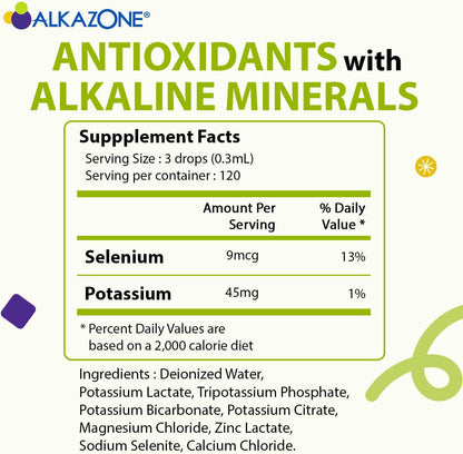 ALKAZONE Balance Your pH (Antioxidants Alkaline Mineral Booster & Supplements) (6-Pack)