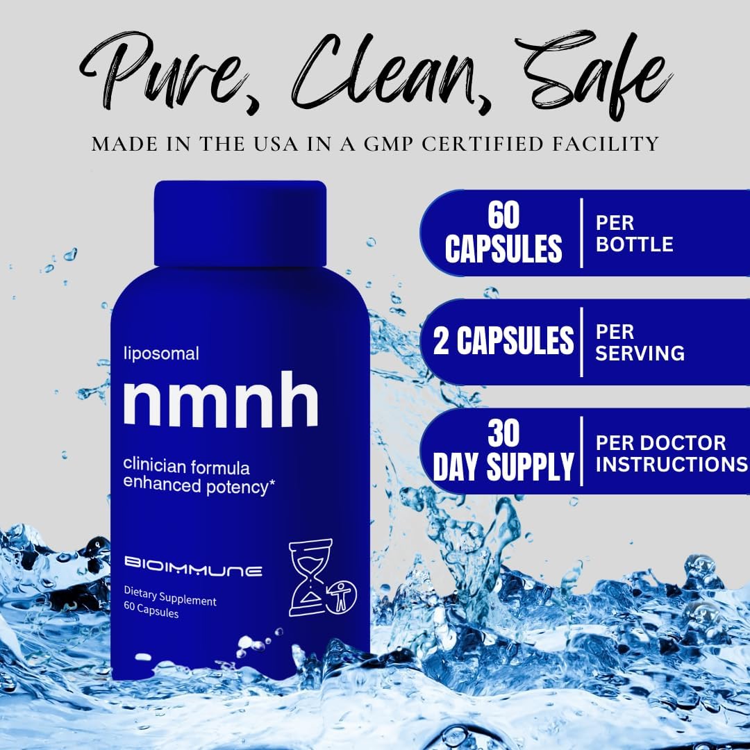BioImmune Emiquil™ Liposomal NMNH, 500mg – NAD Supplement (NMN Alternative) - görsel 9