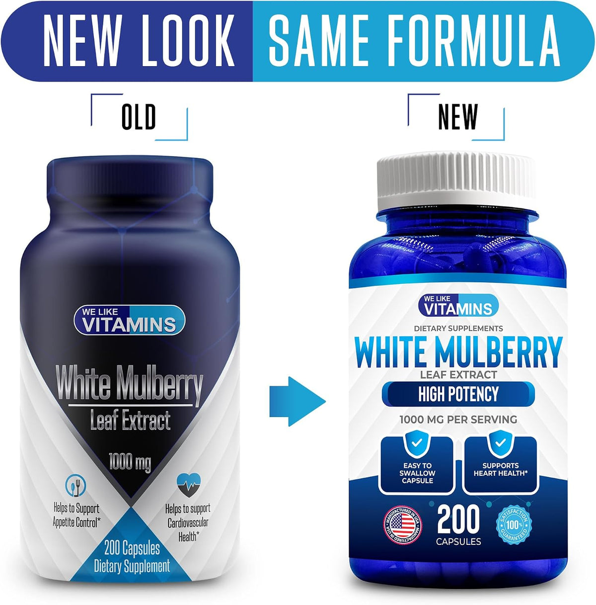 White Mulberry 1000mg 200 Vegan Capsules – White Mulberry Leaf Extract Supplement - görsel 4