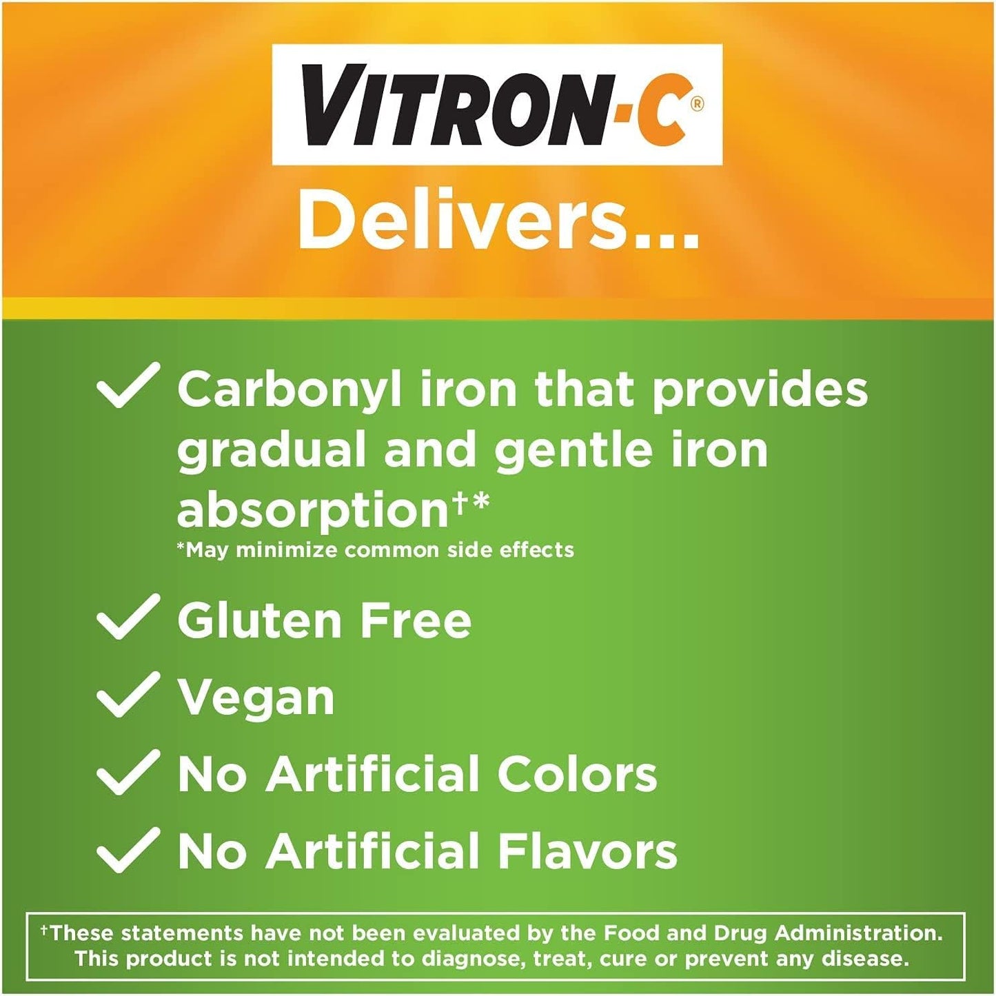 Vitron-C Coated Tablets 60 Tablets (Pack of 3) - görsel 5