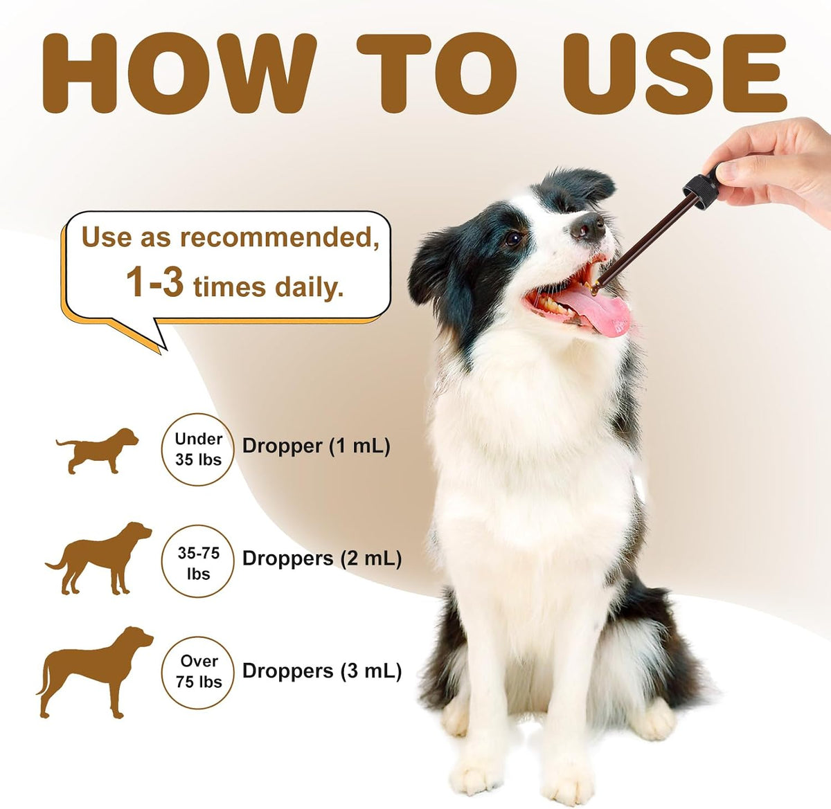 Dog Lumps and Bumps Treatment – Mushroom Supplement for Dogs – with Reishi & Turkey Tail Mushrooms, 3.52 fl oz Liquid - görsel 5