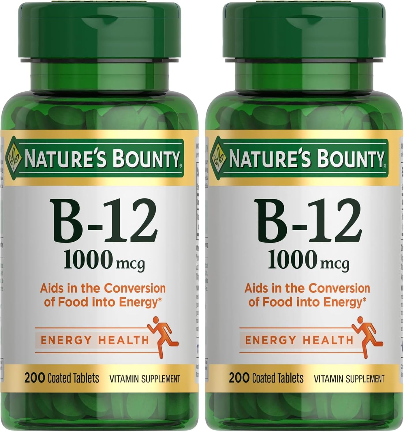 Nature's Bounty Vitamin B12 1000 mcg, Supports Energy Metabolism, 200 Tablets - görsel 8