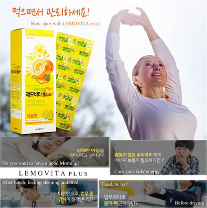 LemoVita C Plus Chewable Tablets, Lemon Flavour, 120 Tablets (2 Pack)