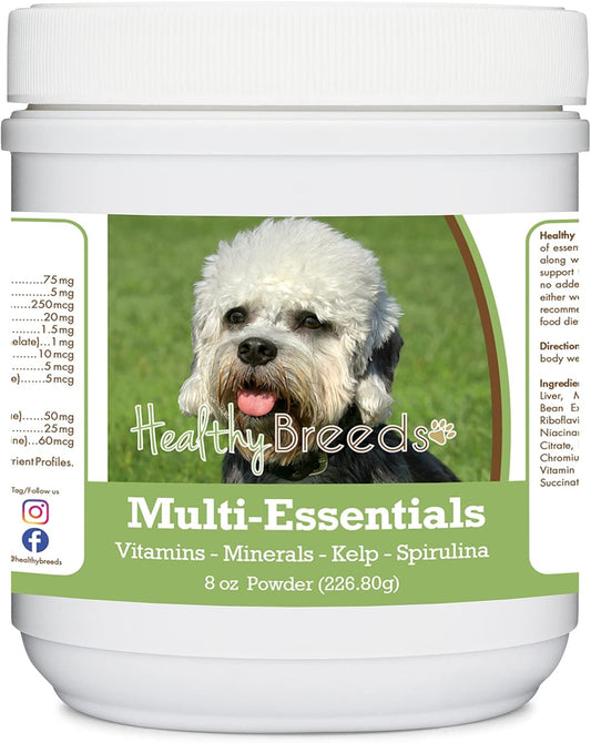 Healthy Breeds Dandie Dinmont Terrier Multi-Essentials Powder for Dogs - an Ideal Supplement of Vitamins, Minerals & Antioxidants for Your Dog - 227 g