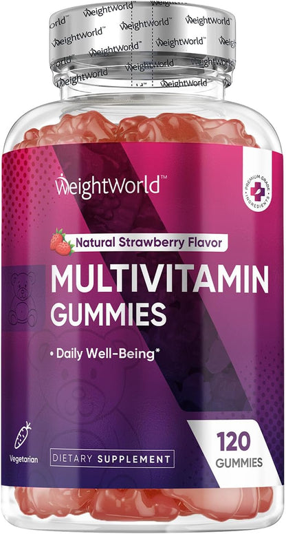 WeightWorld Multivitamin Gummies for Women and Men - 120 Gummies