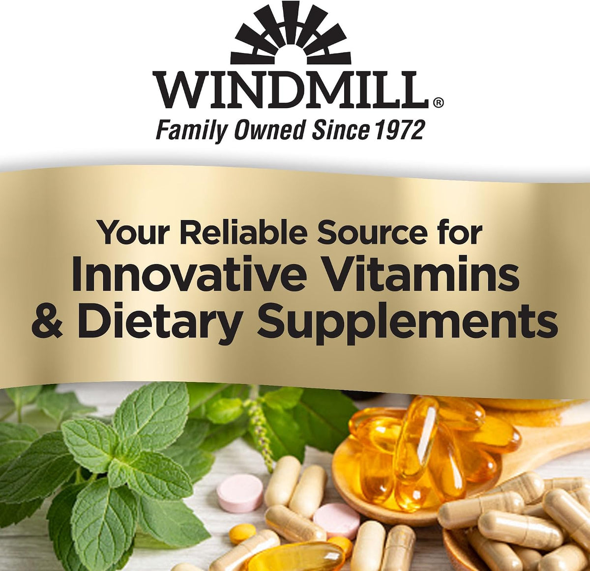 Windmill Men’s Multi 50+ Multivitamin with Vitamin D3, 180 Tablets - görsel 5