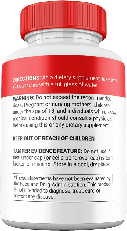 VitaFlow Capsules - Maximum Strength All Natural Food Supplement with Cinnamon Bark