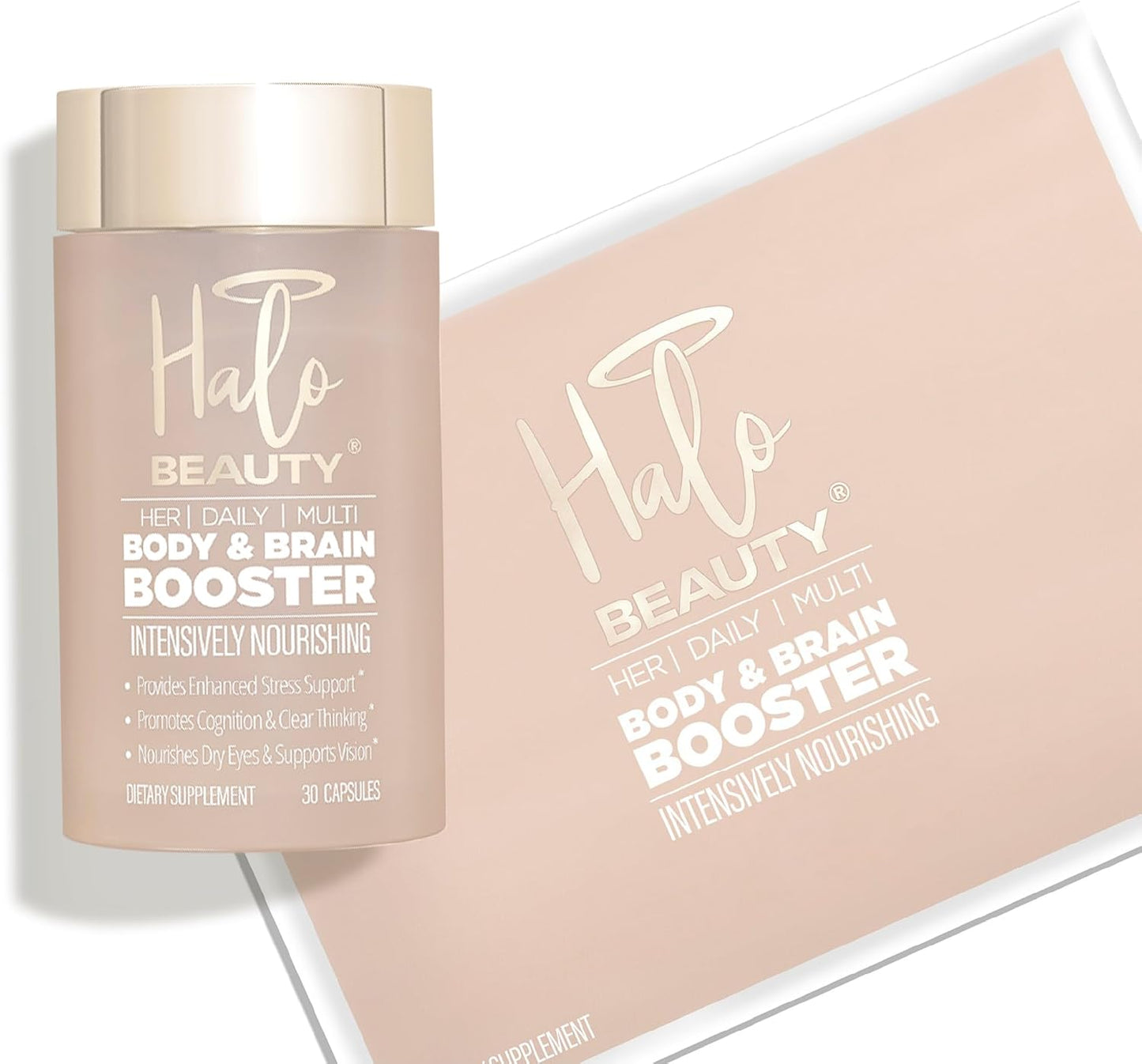 Halo Beauty Her Daily Multi | Women's Multivitamin Supplement with B6, D3 and Zinc | Vegan Daily Capsules | 1-Month Supply - görsel 6