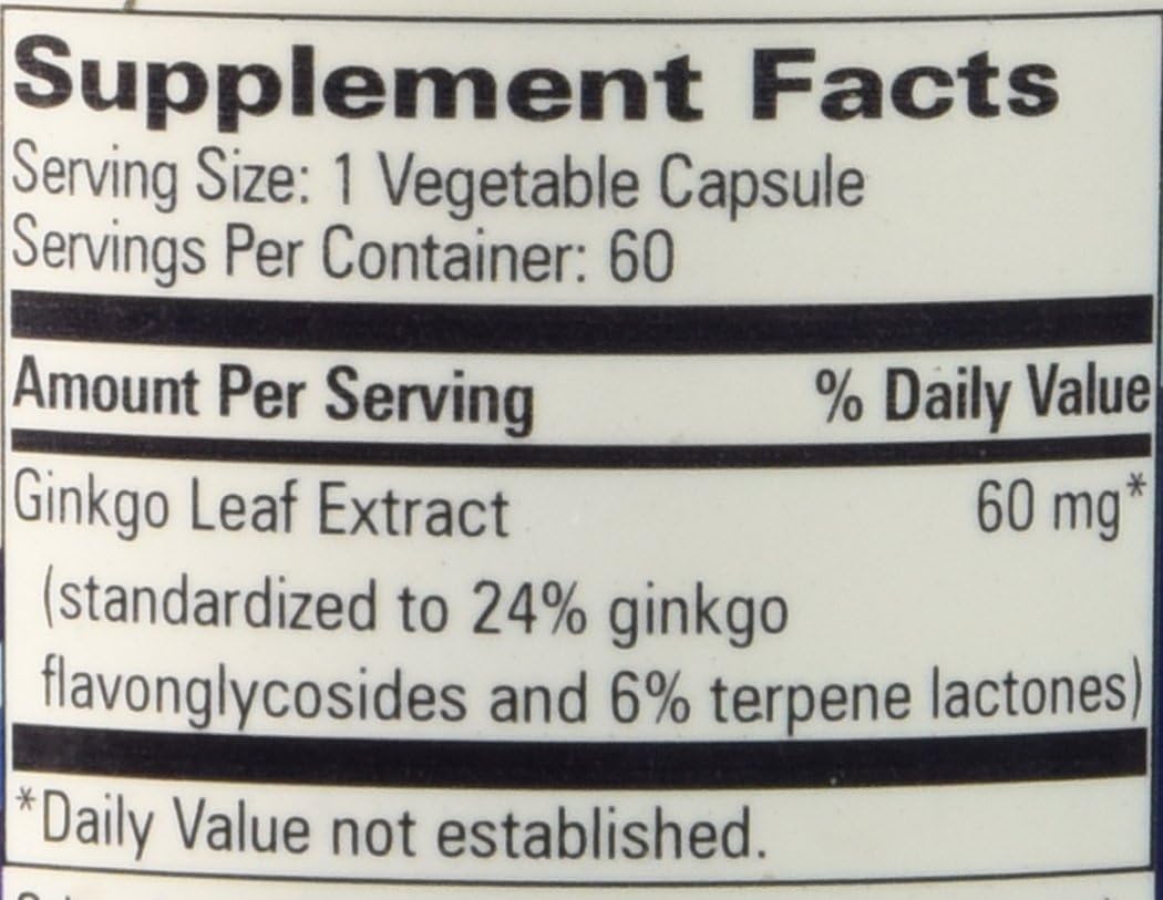 Progressive Labs Ginkgo Biloba Supplement – 60 Capsules - görsel 2