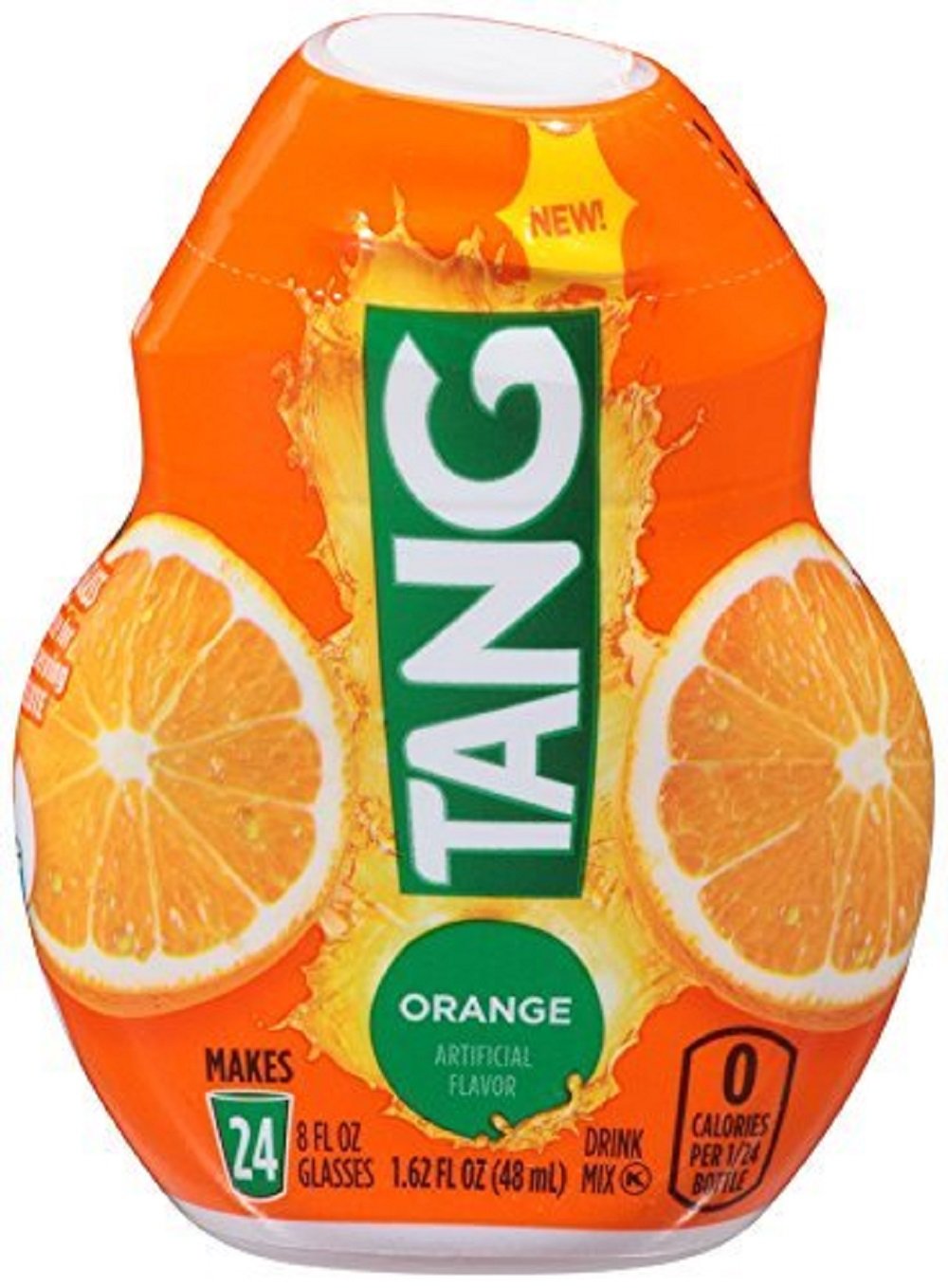 TANG Orange Liquid Concentrate Drink Mix with Vitamin C (1.62 fl oz Bottle) Pack of 4 - görsel 1