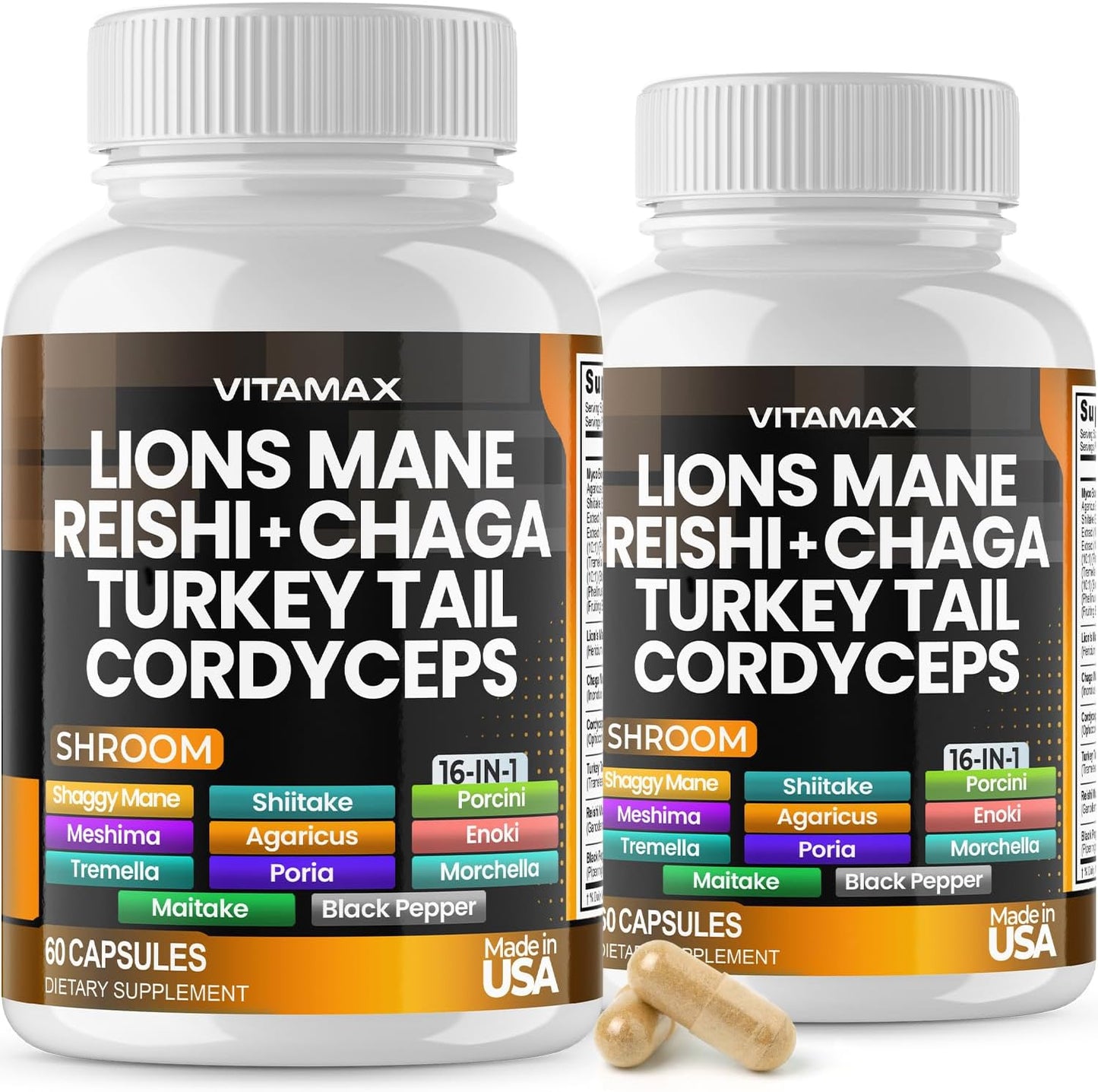 Vitamax MycoBoost Mushroom Blend – Focus and Energy - görsel 1