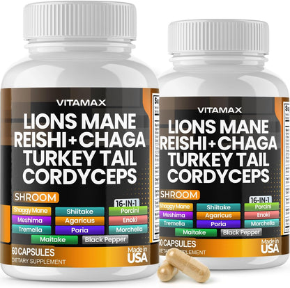 Vitamax MycoBoost Mushroom Blend – Focus and Energy