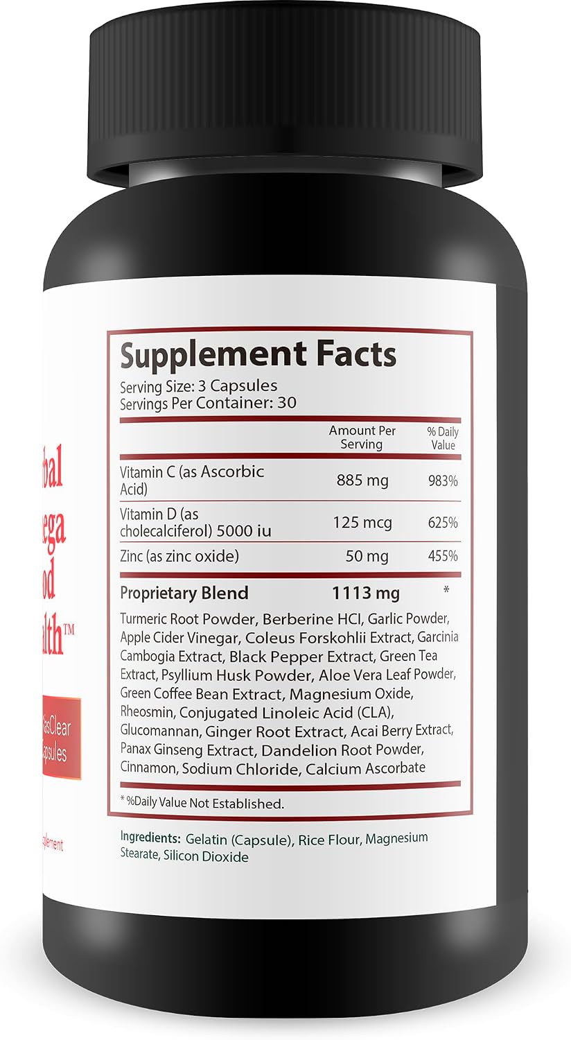 Herbal Omega Blood Health – Blood Flow Circulation Support Supplement - görsel 2