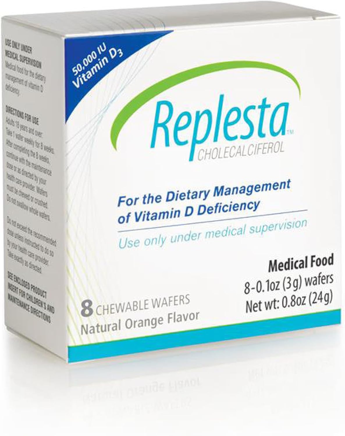 Replesta 50,000 IU Vitamin D3 Cholecalciferol Chewable Wafers - görsel 9