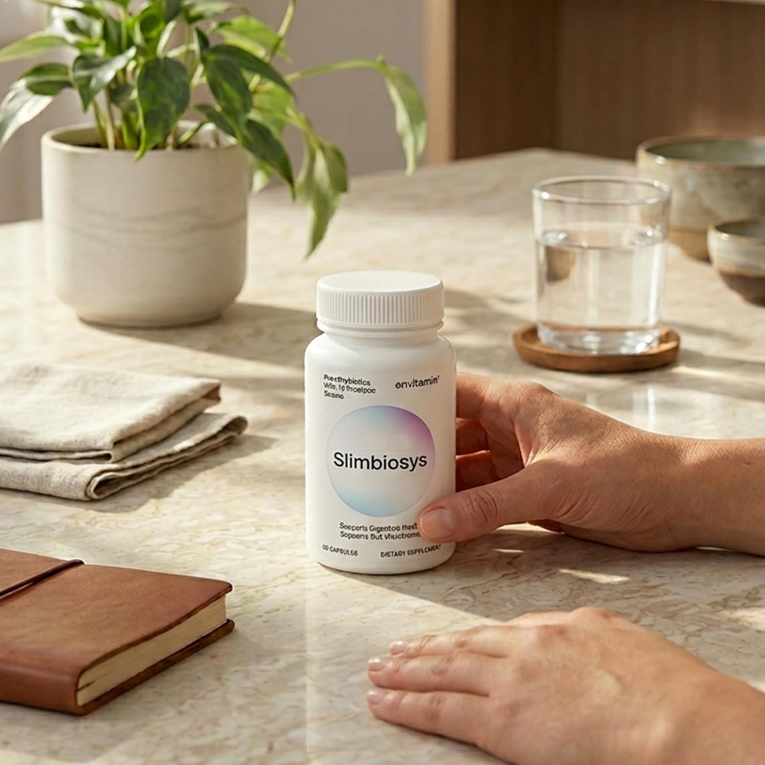 envitamin Slimbiosys Ultra Probiotic Capsules - Prebiotics & Probiotics for Women & Men - Supports Your Digestive Health - görsel 4