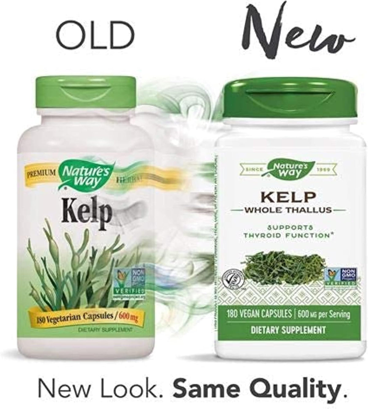 Nature's Way Kelp 600mg, 180 Veg Capsules (Pack of 3) - görsel 3