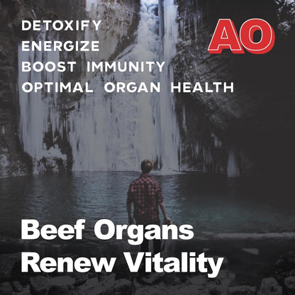Ancient Origins Grass-fed Beef Organs Supplement (4500 mg, 180 Capsules)