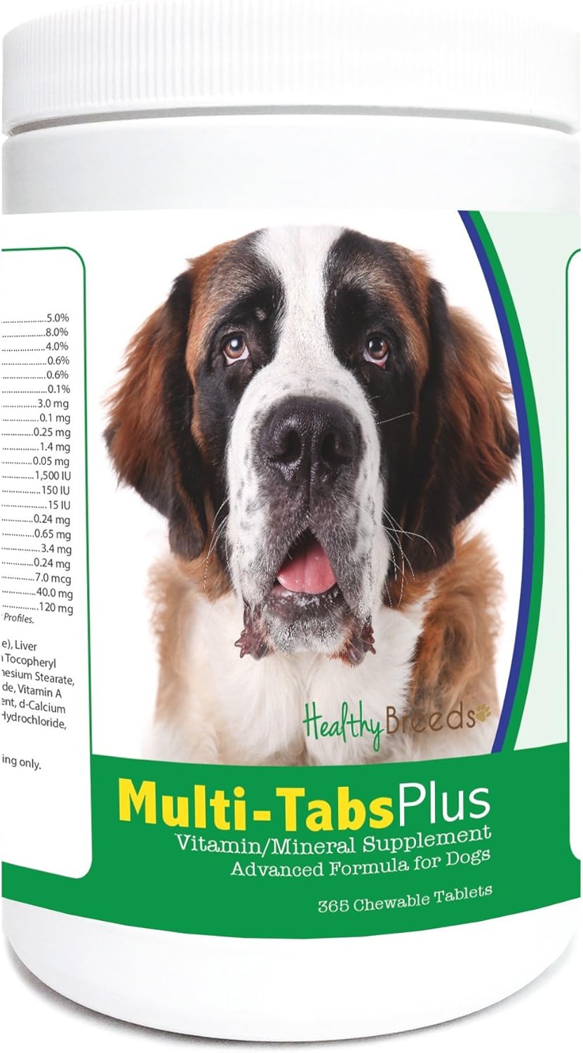 Healthy Breeds Saint Bernard Multi-Tabs Plus Chewable Tablets 365 Tablets - görsel 1