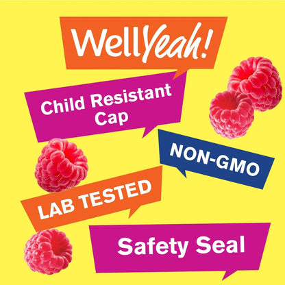 WellYeah Vitamin B12 1000mcg Gummies - for Energy, Mood, Metabolism and Immune System Support - Vegan Friendly and Gluten-Free, GM-Free and Health care Professional Recommended - 60 Gummies