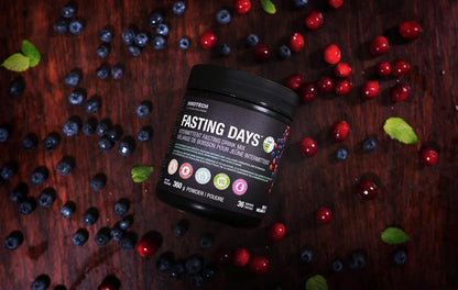 Innotech Nutrition Fasting Days Intermittent Fasting Drink Mix Metabolic & Electrolyte Support 42 Essential Ingredients Mixed Berry 360g