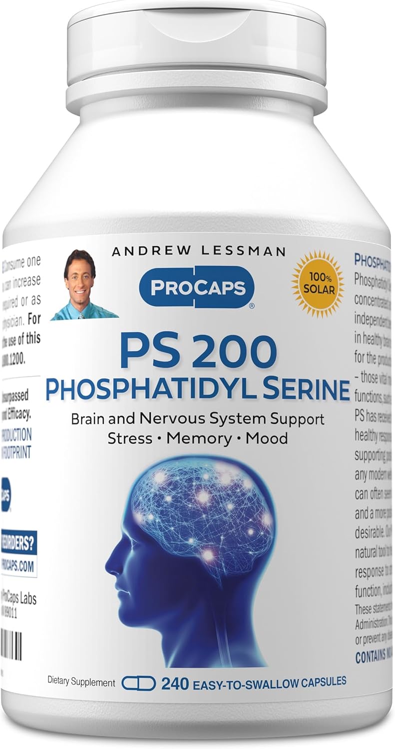 ANDREW LESSMAN PS 200 Phosphatidyl Serine 120 Capsules - görsel 9