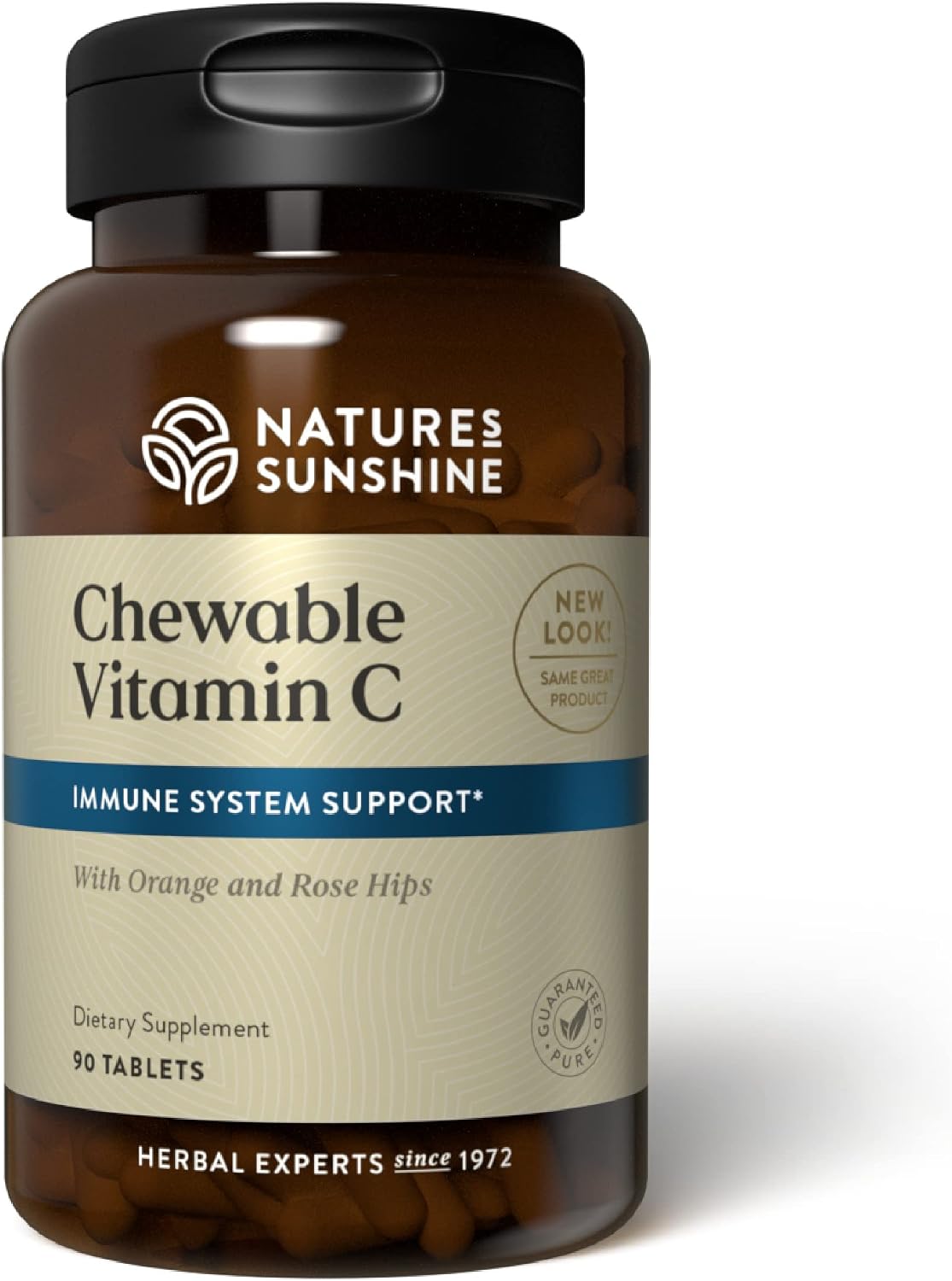 Nature's Sunshine Chewable Vitamin C 250mg 90 Tablets - görsel 1