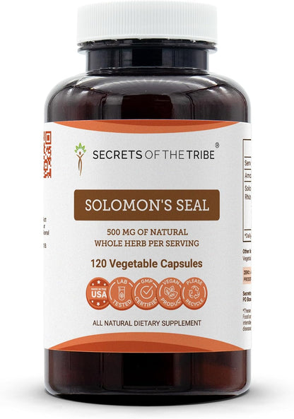 Secrets of the Tribe Solomon's Seal 60 Capsules, 1000 mg – Wildcrafted Dried Rhizome