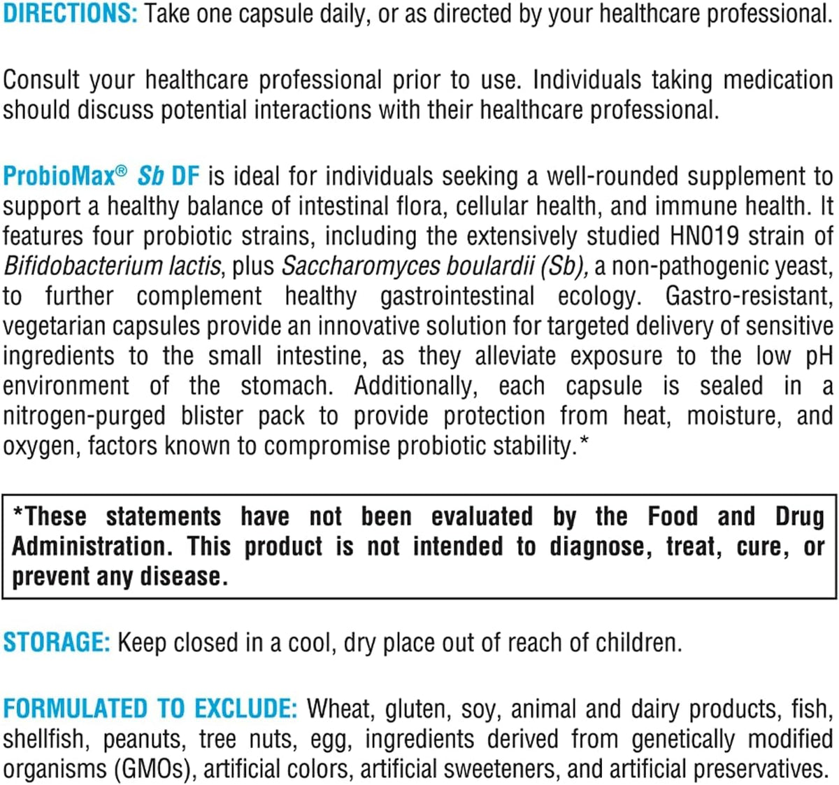 XYMOGEN ProbioMax Sb 35B - 35 Billion CFU Probiotic Supplement for Digestive Health Support - görsel 6