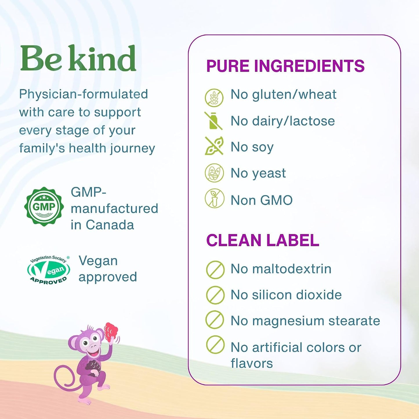 Igennus Methylated Kids Multivitamin Gummies, Age 4+ (6 x 90 Gummies) – Sugar-Free Natural Berry Flavour - görsel 7