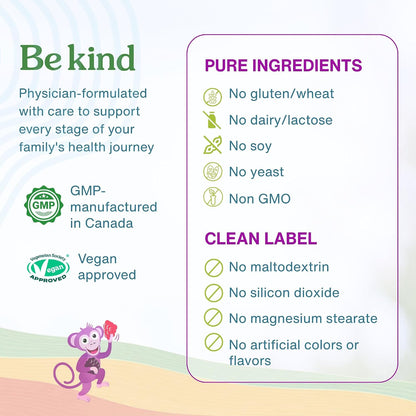 Igennus Methylated Kids Multivitamin Gummies, Age 4+ (6 x 90 Gummies) – Sugar-Free Natural Berry Flavour