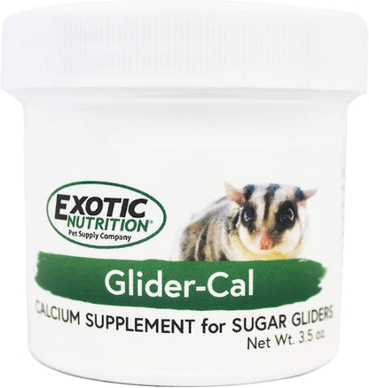 Exotic Nutrition Glider-Cal (99 g) - Calcium Supplement for Sugar Gliders - Supports Hind Leg Health