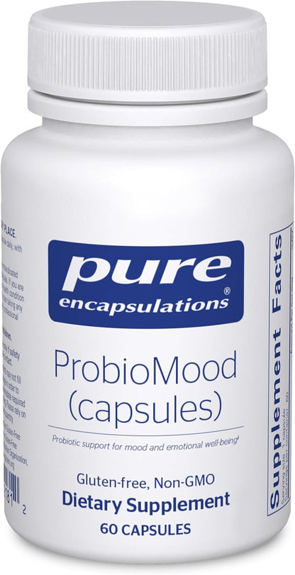 Pure Encapsulations ProbioMood – Ambient Stable Probiotic Combination for Relaxation and Digestive Function (60 Capsules)