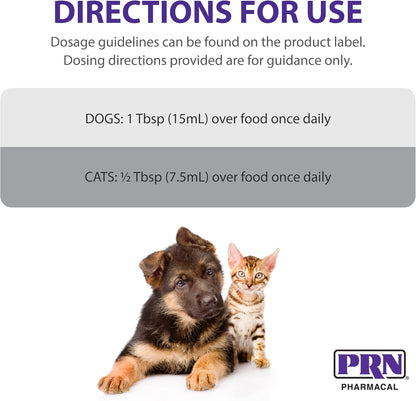 PRN Pharmacal Optima 365 Essential Fatty Acids Nutritional Supplement for Cats and Dogs – 3.8 L