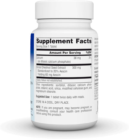 Planetary Herbals Full Spectrum Horse Chestnut, 500 mg – 60 Tablets