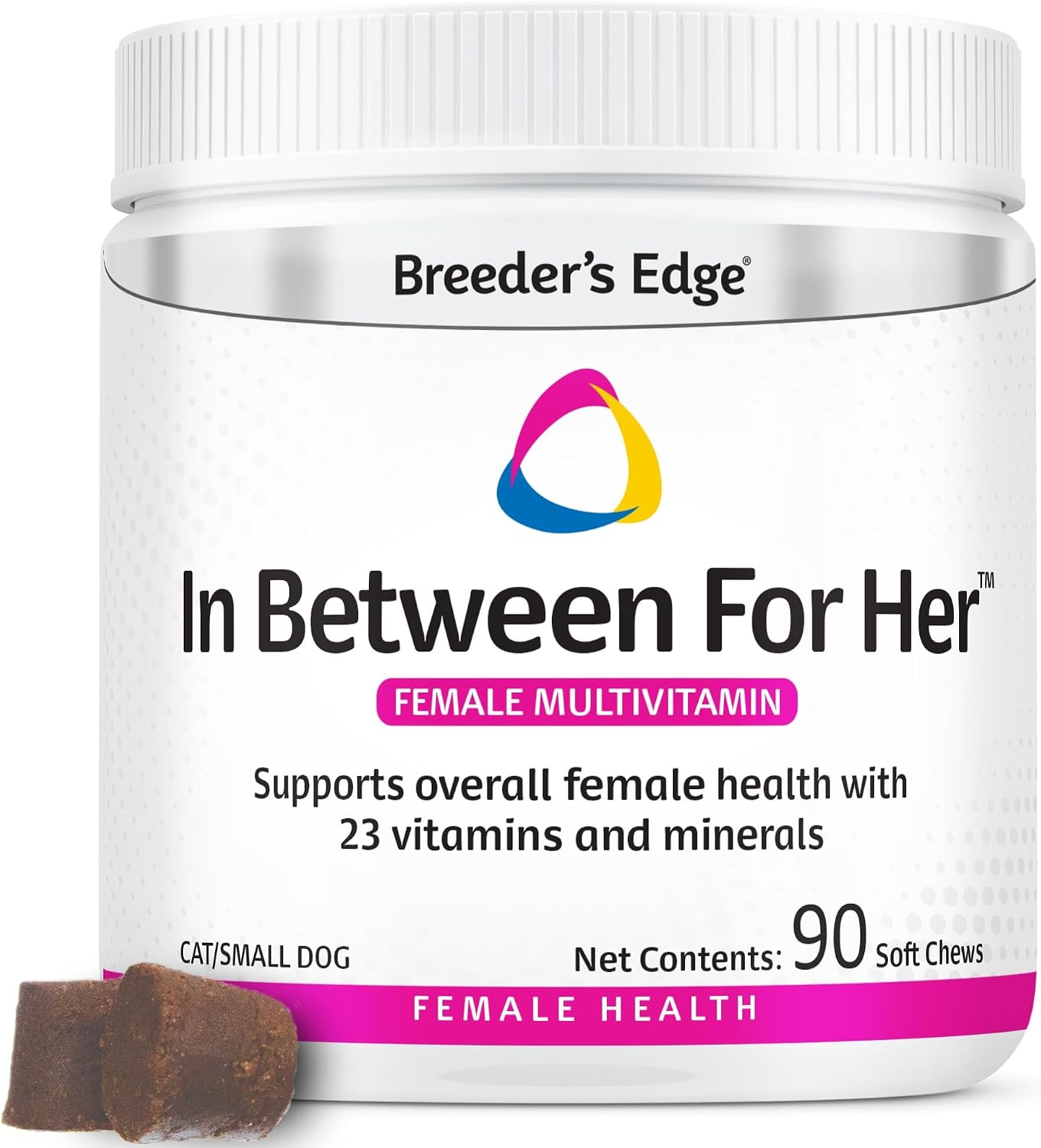 Breeder's Edge in Between for Her, Daily Multivitamin Supplement for Breeding Dogs and Cats, Fills Nutritional Gaps and Supports Mum in Between Breeding, 90 Tablets for Cats & Small Dogs - görsel 1