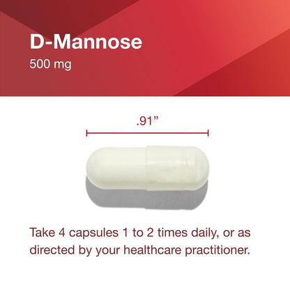 Protocol for Life Balance D-Mannose 500mg - 90 Vegan Capsules