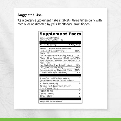 DAVINCI Labs Disc Discovery – Support Spinal Health & Back Function – with Vitamin C, Vitamin D3, Bovine Tracheal Cartilage, Apple Pectin & Horsetail Powder – Gluten-Free – 180 Capsules
