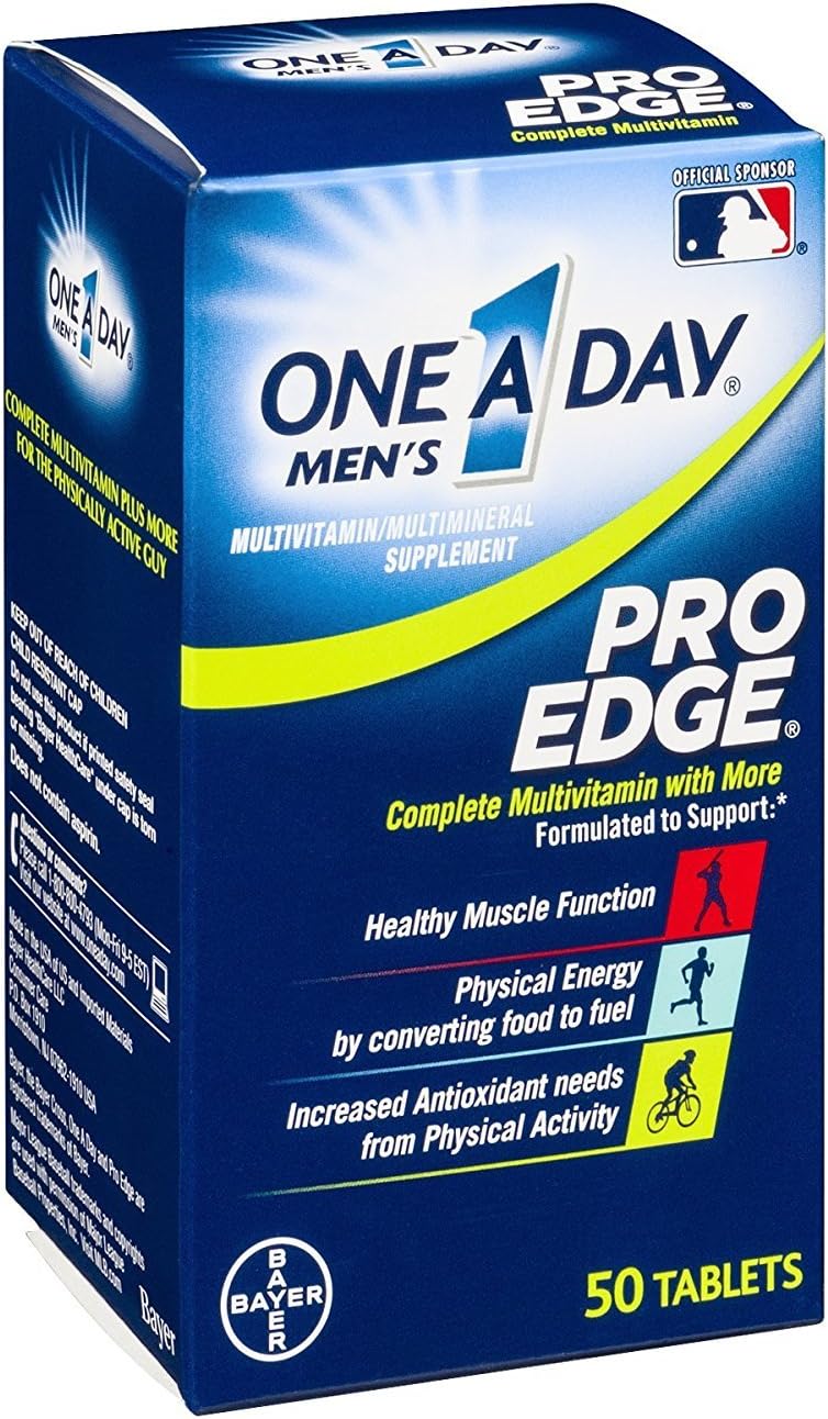 One A Day Men’s Pro Edge 50 Count - görsel 1