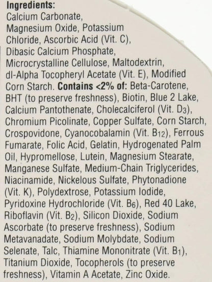 Centrum Silver Women's Multivitamin Supplement, 65 Tablets, Pack of 2