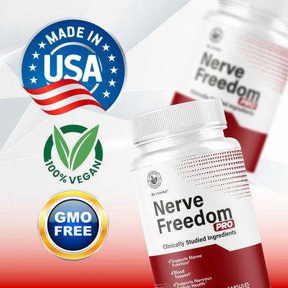Nerve Freedom Pro - 3 Pack (180 Capsules) - Nerve Support Food Supplement