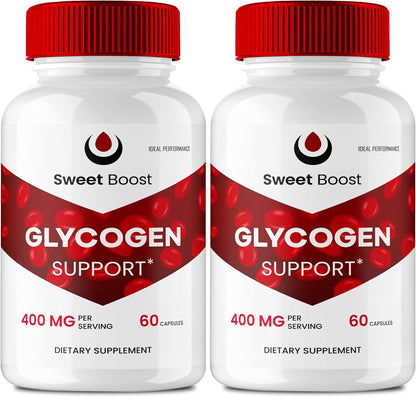 Sweet Boost Glycogen Support Capsules – Maximum Strength Advanced Formula (2 Pack)