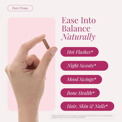 Pure Prana Shatavari Capsules for Women – Hormonal Balance & PMS Relief with Ashwagandha