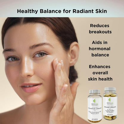 Clear Skin Acne Vitamin System - 60 Capsules (2-Pack)
