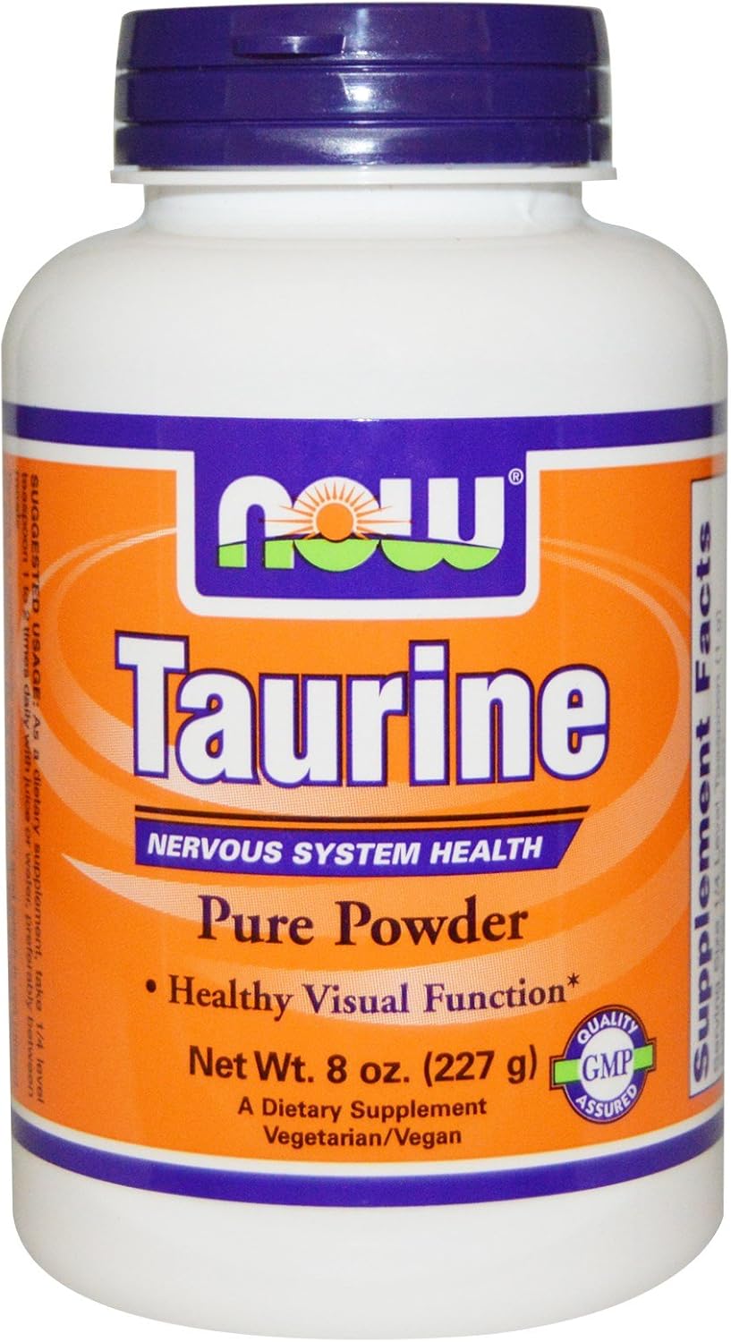 NOW Foods Taurine Powder 227 g (8 oz) (Pack of 2) - görsel 1