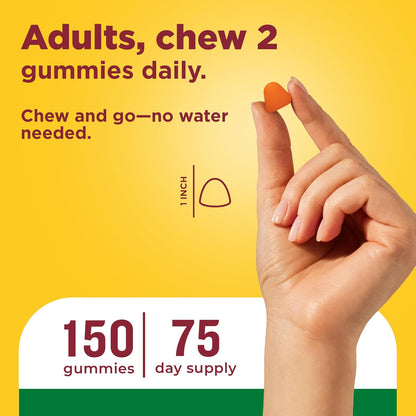 Nature Made Multivitamin Gummies - 150 Gummies (75-Day Supply)