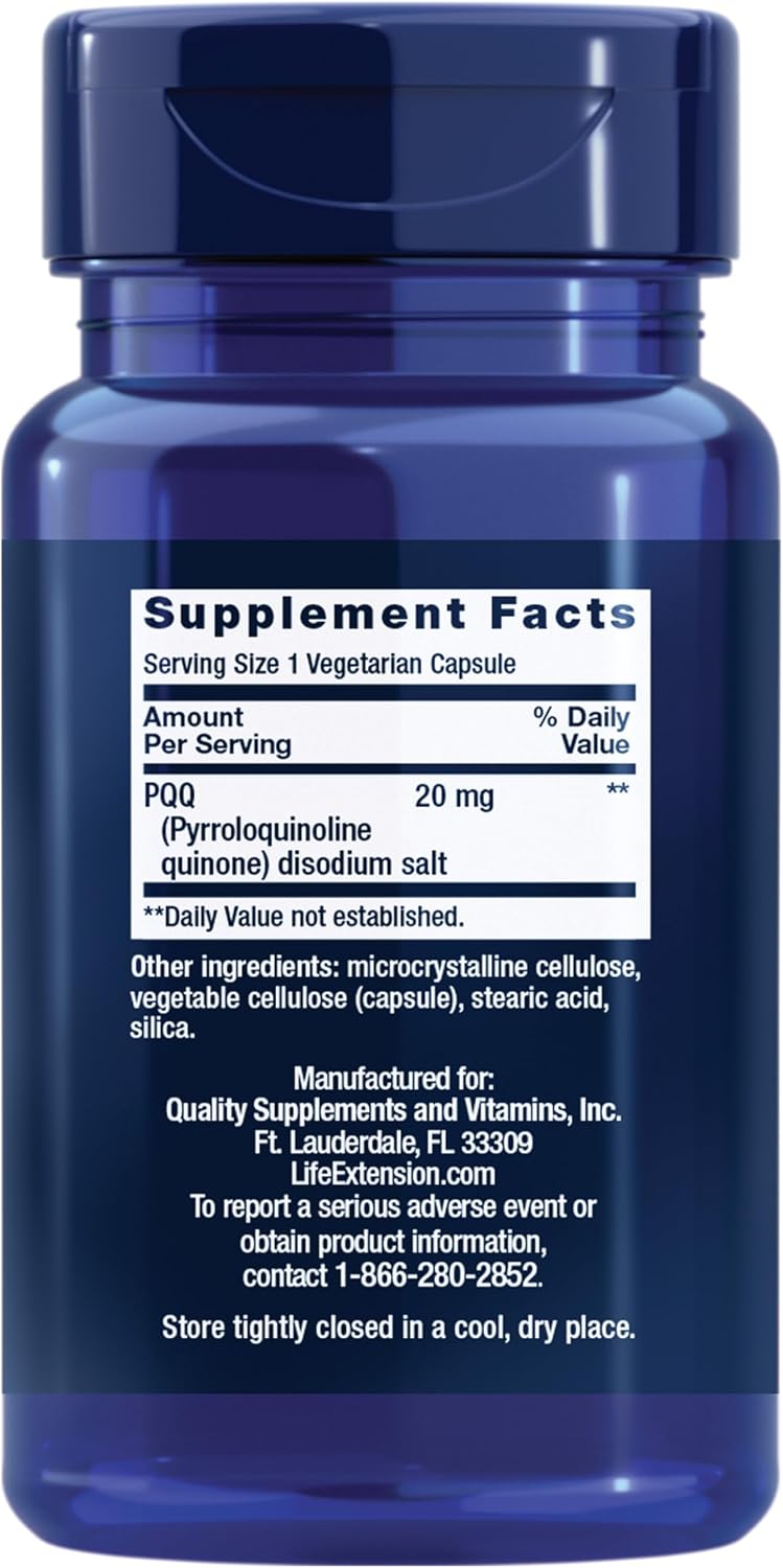 Life Extension PQQ, 20 mg, 30 Capsules - görsel 2