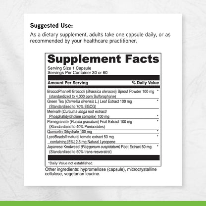 DAVINCI Labs Phyto Benefits – Botanical Supplement for Heart, Brain & Immune Health – 30 Capsules