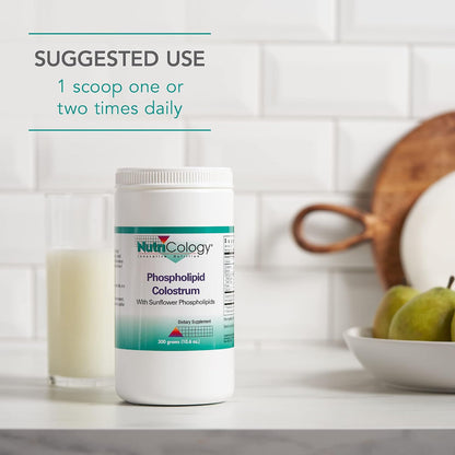 Allergy Research Group NutriCology Phospholipid Colostrum Powder – Bovine Colostrum Supplement – Immune and Gut Health Support – Hypoallergenic – 60 Servings