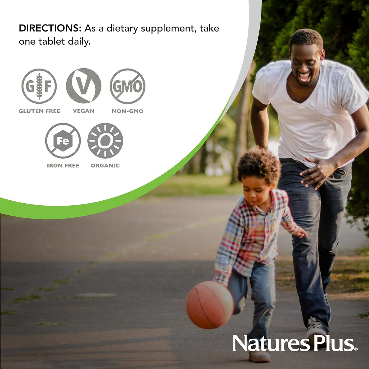 NaturesPlus Source of Life Garden Men’s Once Daily Multivitamin - 30 Tablets - görsel 6