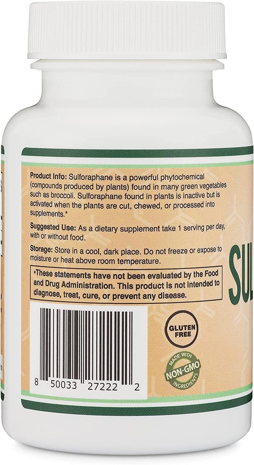 Sulforaphane Supplement - 20mg of Sulforaphane per Serving (120 Capsules) Broccoli Extract - görsel 4